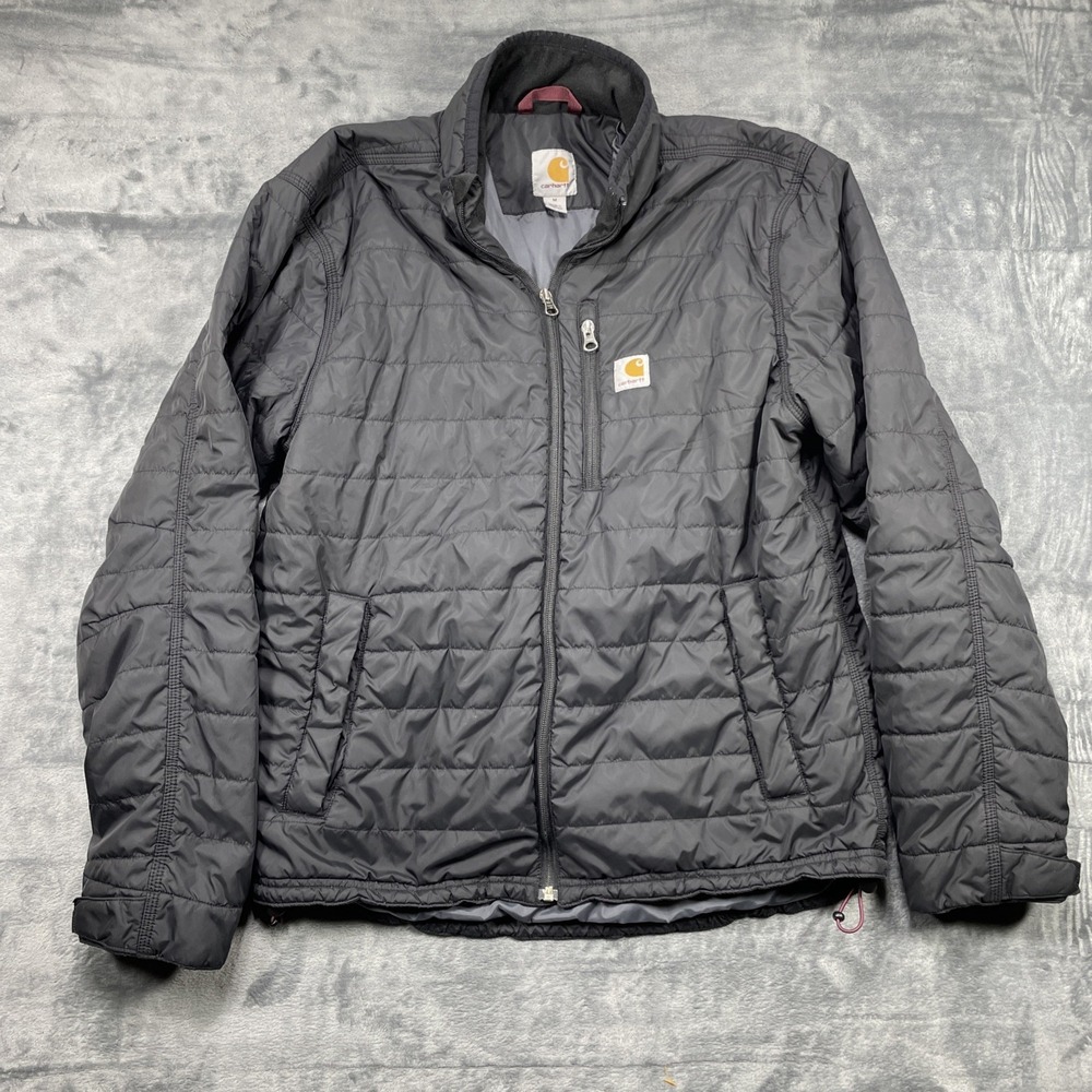 Carhartt Rain Defender Puffer Jacket Mens Size M Insulated Relaxed Fit quilted
